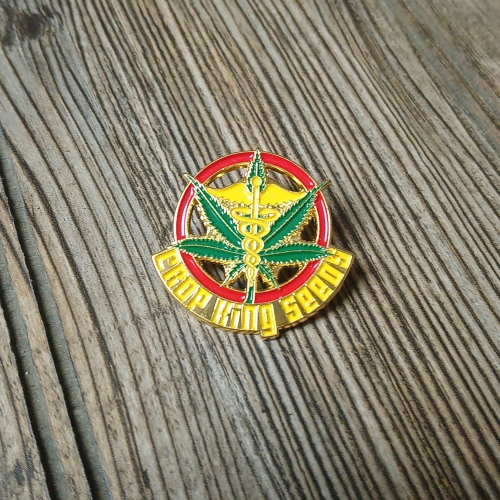 Crop King Seeds Decorative Logo Medical Pin
